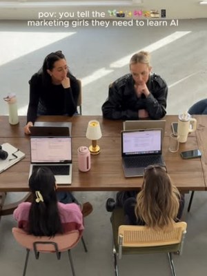 Reel about marketing teams learning AI